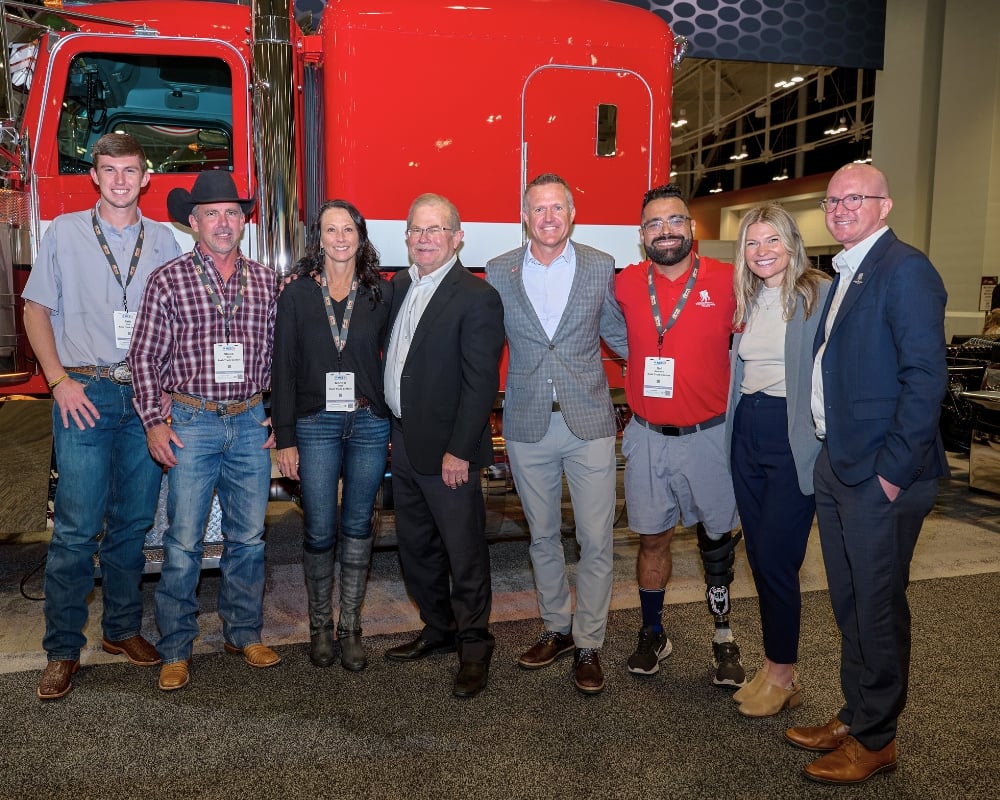 Jennifer and Shane Best with Rusty Rush and Wounded Warrior Project Representatives