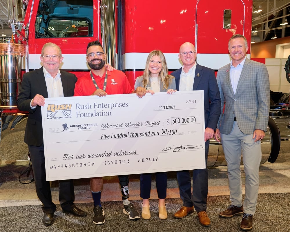 Wounded Warrior Project receiving $500,000 check from Rusty Rush